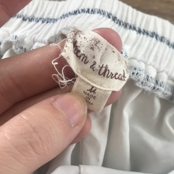 Hem & Thread striped wrap crop pants - Picture 7 of 8